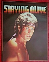 Vintage 1983 Saturday Night Fever Staying Alive John Travolta 28&quot;x22 Pos... - £7.98 GBP