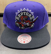 Toronto Raptors Mitchell And Ness Snapback Hat Red Under Brim - $22.57