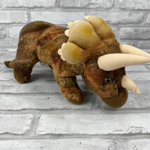 Douglas Triceratops Dinosaur Plush Brown Scaley Standing Stuffed Animal 12 Inch - £11.03 GBP