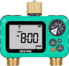 With Its Brass Inlet And Outlet, This Sprinkler Timer Has Three Separate - $64.93