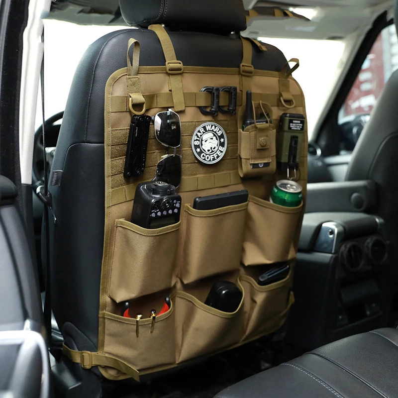 Car Organizer Seat Back Storage Bag Multifunction Camo Hanging Bags Car Stowing - £24.82 GBP
