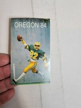 Vintage 1980s University of Oregon Ducks Mini Pocket Schedule Football 1984 - $9.30