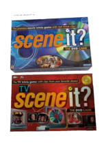 2 Mattel Scene It Movie Trivia DVD Games Real Movie Clips and TV Trivia Game - £13.18 GBP