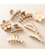 8PCS Hair Clips for Women, Flower Claw Clips for Thick Hair, Non-Slip Ha... - $236.67 MXN