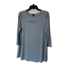 Alfani Classy Shirt Blouse ~ Sz L ~ Light Blue ~ Long Sleeve - $22.49