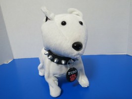 F.I.D.O. Fido  Interactive Plush Dog Flips Walks Barks Heels White Black Collar  - £14.78 GBP