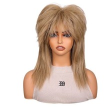 FantaLook Medium Brown 80s Cosplay Wig for WomenLot 2585C - £11.58 GBP