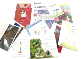 Greeting Cards 18 Assorted Valentines Congrats Thank You Thinking of You Blank - £10.06 GBP