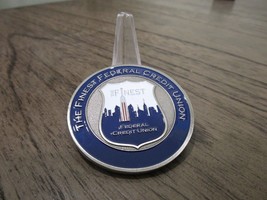 NYPD Federal Credit Union Serving The Best TBL Challenge Coin #8136 - £6.22 GBP