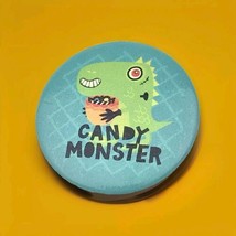 Candy Monster Dinosaur Pin Button Pinback Small - $9.95