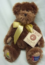 Boyds Teddy Bear W/ Yellow Bow &amp; Daffodil Feet 10&quot; Plush Stuffed Toy Cancer New - £14.37 GBP