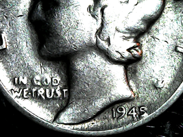 Mercury Dime 1945 P AA20-7081 Circulated (1916-1945) - £15.85 GBP