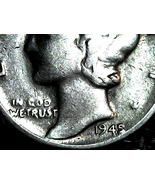 Mercury Dime 1945 P AA20-7081 Circulated (1916-1945) - $27.36 CAD