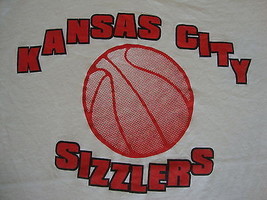 Vintage CBA Kansas City Sizzlers nba minor league basketball champion T ... - $37.56