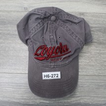 Legacy Hat Mens One Size Gray Adjustable Strap Back Red Casual Loyola Wo... - $18.69