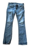 R Cinco Ranch Aztec Embroidered Demin Jeans Women Sz 32- Western Y2K- Rodeo - $39.19