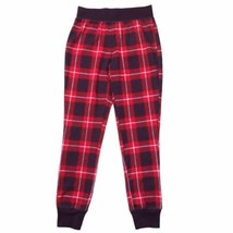 Gilligan O&#39;Malley Plaid Pajama Bottoms Pants Womens Cozy Warm Red Maroon Size XS - £6.82 GBP