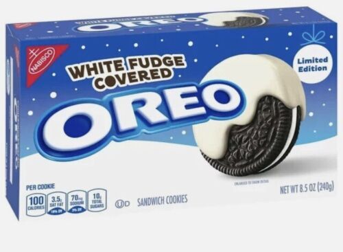 Oreo White Fudge Covered Cookies - 8.5 oz (Limited Edition) - £10.11 GBP