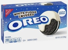 Oreo White Fudge Covered Cookies - 8.5 oz (Limited Edition) - £10.32 GBP