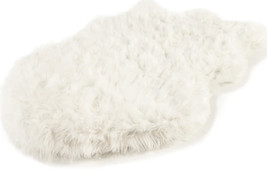 Paw PupRug Faux Fur Orthopedic Dog Bed White Large/Extra Large - 1 count Paw Pup - £104.11 GBP