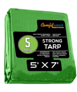 Standard Poly Tarp Reinforced Edge Grommet Multi-Purpose, Pool Cover Boa... - $147.44 MXN+