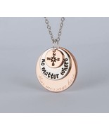 No Matter Where Necklace Long Distance Love Necklace Compass Personalize... - £22.14 GBP