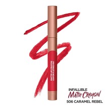 L&#39;OREAL Infallible Matte Lip Crayon, 506 Caramel Rebel 0.04oz - $9.89