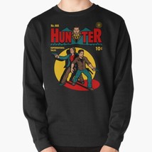  Hunter Comic Black Men Pullover Sweatshirt - £26.06 GBP