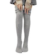 AFOLIRY Women&#39;s Knit Thigh High Socks Extra Long Fall Winter Leg Warmers... - €4,26 EUR