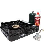 Gas One Dual Fuel Portable Stove 15,000 Btu With Brass Burner, Patent Pe... - £61.17 GBP
