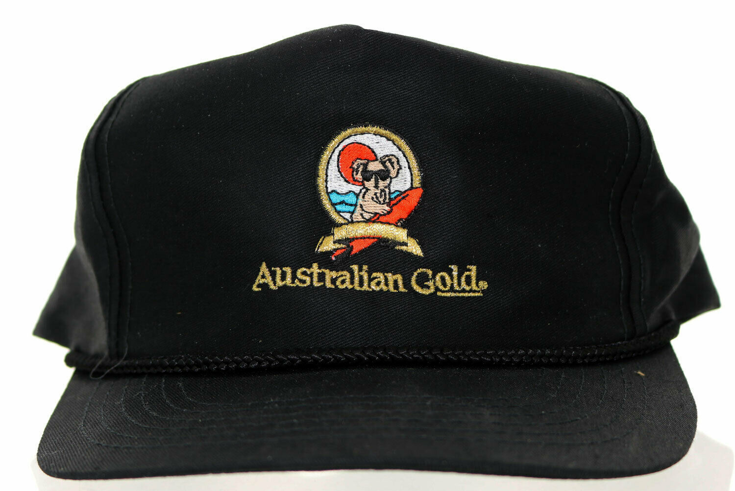 Primary image for Australian Gold Cap. Black with AG Logo embroidered  on the front crown