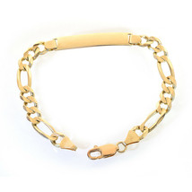 8.0mm 14K Yellow Gold Id Italy Bracelet - £1,424.35 GBP