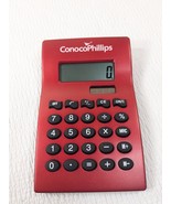 Conoco Phillips calculator red metal promotional item conocophillips cle... - $57.00