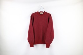 Vtg 90s Streetwear Womens XL Rainbow Geometric Wool Knit Crewneck Sweater USA - £34.95 GBP