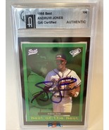 1995 Best Of The Best Andruw Jones #106 Rookie RC Signed Auto GAI Authentic - $90.30 CAD