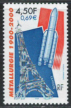 FRANCE 2000 Very Fine MNH Stamp Scott # 2795 CV 2.10 - £1.13 GBP