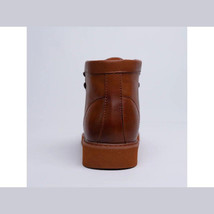 Men's TAYNO Wallabee Chukka Boots Mojave Smooth Leather Light Weight Cognac image 5