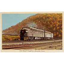 Vintage Postcard, locomotive train, AL 101 Pennsylvania Railroad Horseshoe Curve - £7.81 GBP