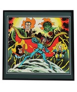 VINTAGE 1975 Marvel Dr Strange Sub Mariner Hulk Framed 12x12 Poster Display - £31.06 GBP