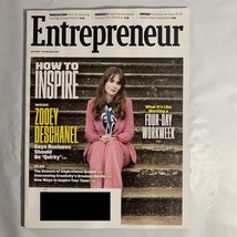 Entrepreneur Magazine June 2022 Zooey Deschanel Four Day Work Week Inspire - £5.56 GBP