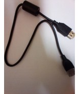black 18&quot;  USB 2.0 A Male to A Female Extension Extender Cable - $18.62 MXN