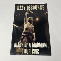 VTG Ozzy Osbourne World Tour 1982 Diary of A Madman Program Book Randy R... - $93.47