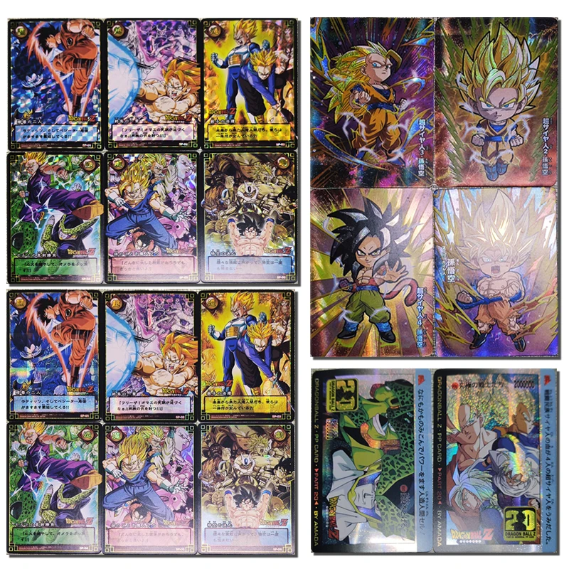 New Dragon Ball Son Goku Cell Yamcha Vegeta Iv Gogeta Homemade Flash Cards Game - £12.11 GBP+