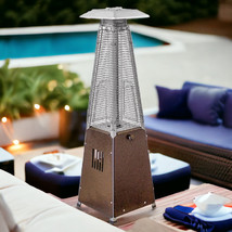 9500 BTU Bronze Steel Propane Triangular Pyramid Tabletop Patio Heater - $200.00