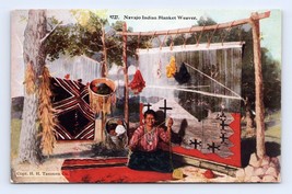 Navajo Indian Basket Weaver UNP Unused HH Tammen #727 DB Postcard G16 - £17.89 GBP