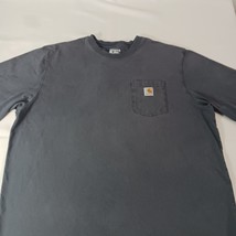 Carhartt Loose Fit Men's Gray Cotton Workwear Short Sleeve T-Shirt 2XL Tall image 9
