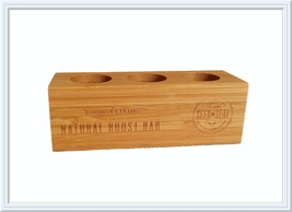 Young Living Natural Booster Bar, Bamboo Essential Oils Holder for 5 ml Bottles - $8.00