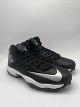 Nike Zoom Code Elite 3/4 Shark Black Football Cleats 603370-002 Men&#39;s Size 14 - £70.25 GBP
