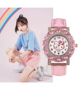Hello Kitty HOT PINK Wrist Watch Girl Teens Kids Cartoon Quartz Watch - $227.13 MXN