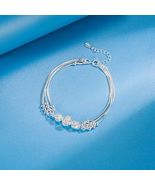 Best wholesale 925 sterling Silver Bracelet charms bead chain for women ... - £3.05 GBP